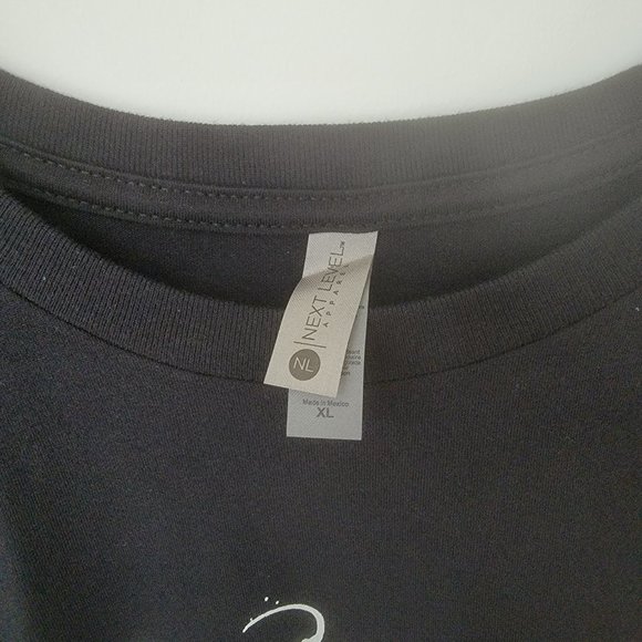 NEW Seek The Wolf mens tee Size XL blue line Extra Large black blue short sleeve - Picture 3 of 5